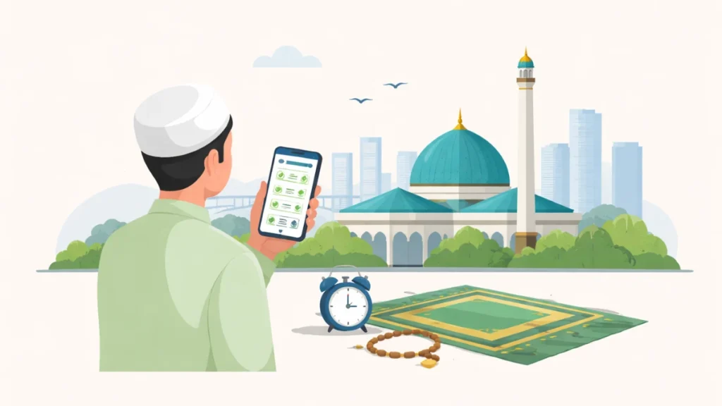 ilustrasi jadwal sholat surabaya