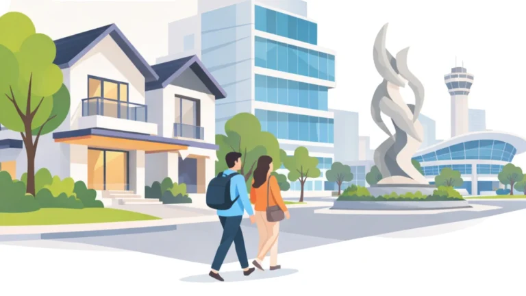 ilustrasi kawasan surabaya timur