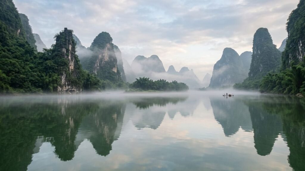 Pegunungan karst Guilin China, destinasi populer bagi WNI yang mengurus visa China