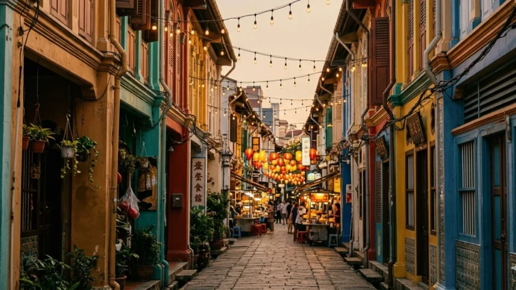 Gang kota Asia yang colorful, gambaran destinasi wisata luar negeri murah dari Indonesia