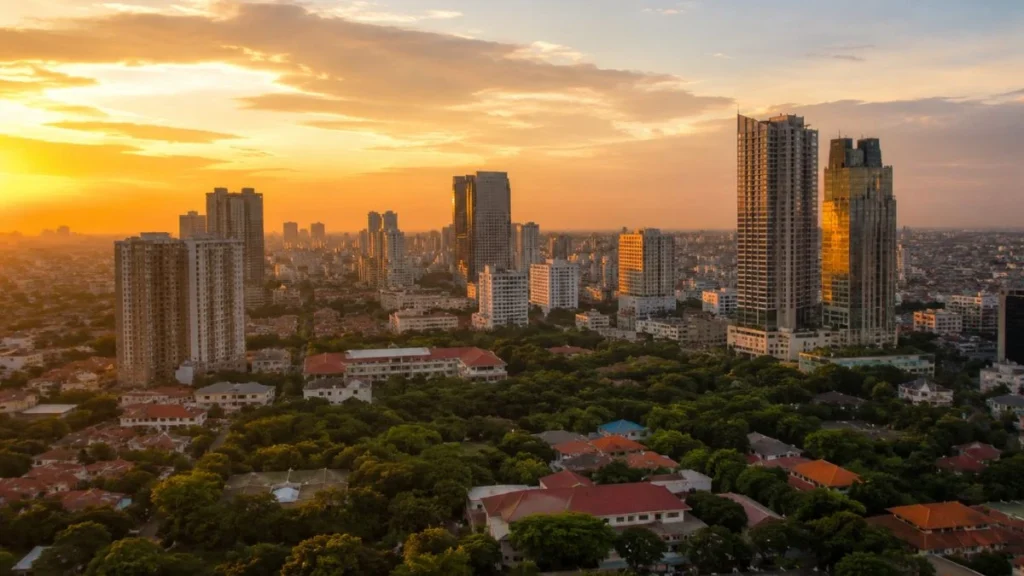 Surabaya cityscape at golden hour representing the complete guide to living in the city