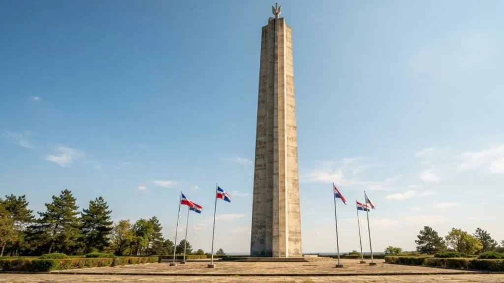Heroes Monument in Surabaya representing the city's "Kota Pahlawan" identity
